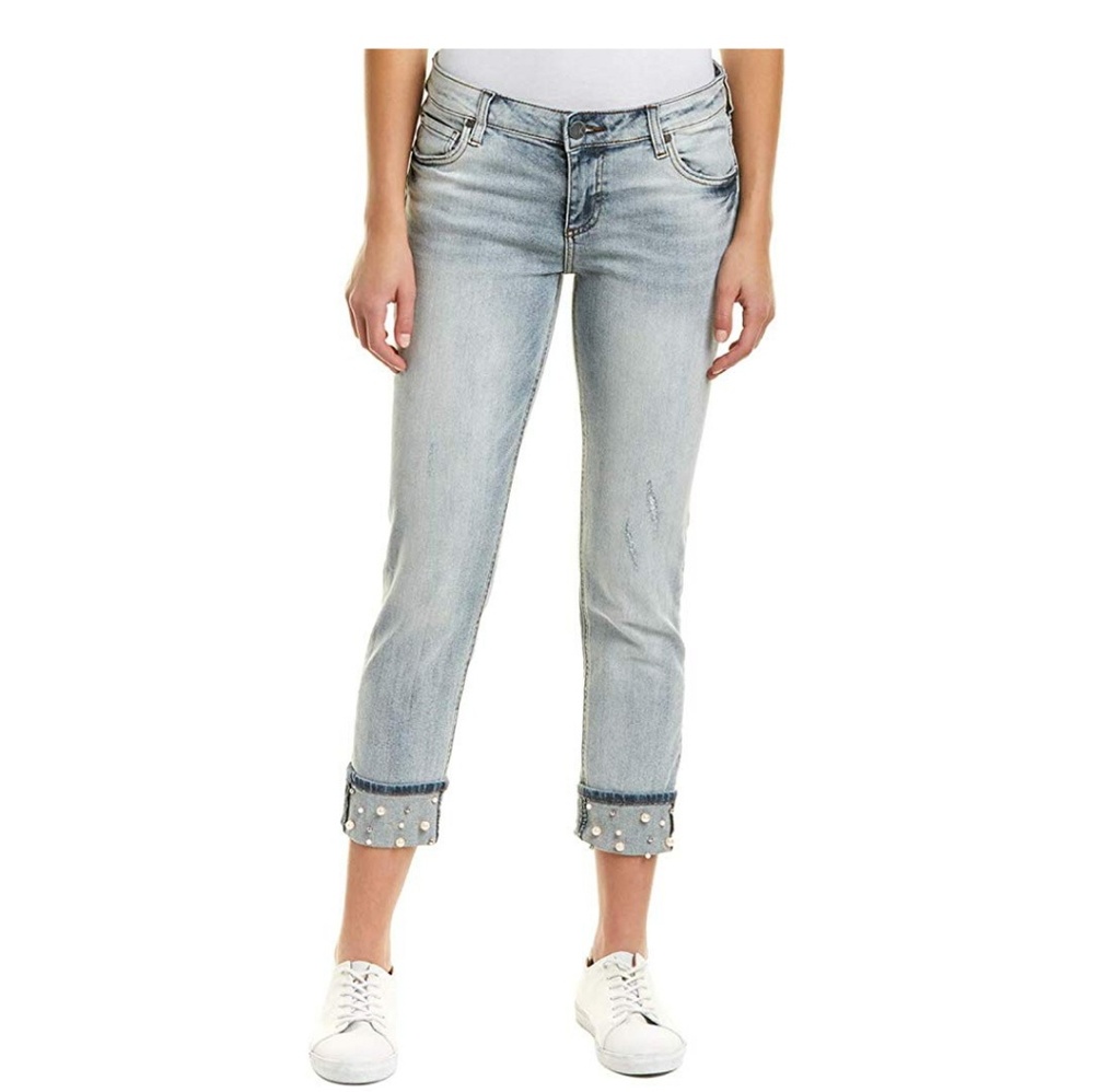 Kut from the Kloth Women's Capri Pearl Jeans